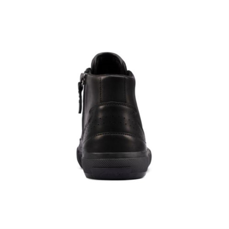 Aceley Zip Hola Clarks Cuero Negro