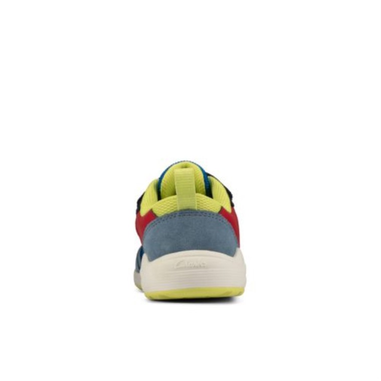 Aeon Flex Jnr F Fit Clarks Brillante Azul Combi