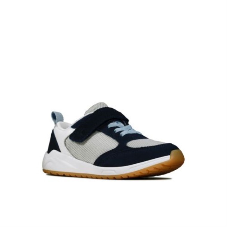 Aeon Flex Jnr F Fit Clarks Azul Marino