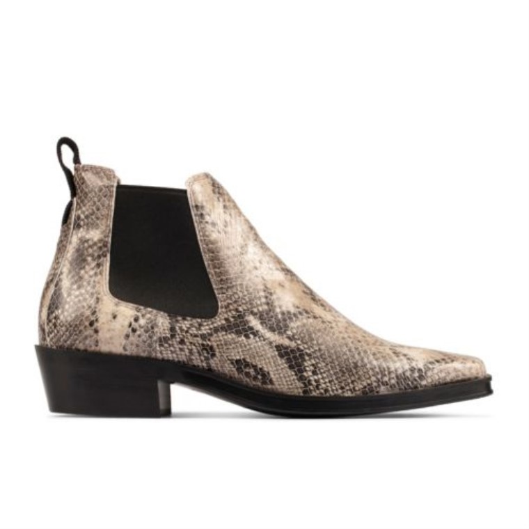Top Alcina Clarks Serpiente Gris