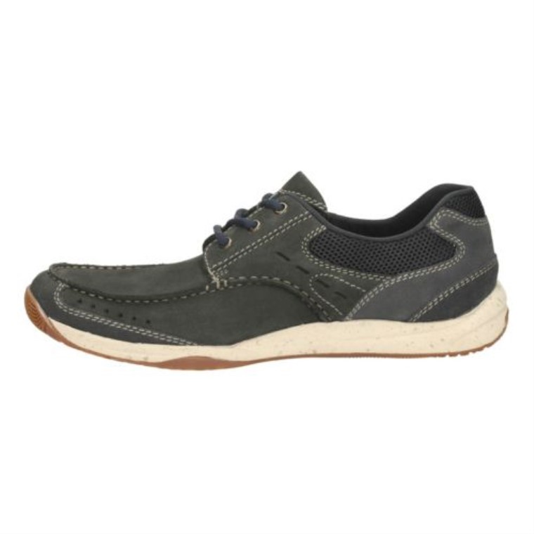 Allston Borde Clarks Nubuck Azul Marino