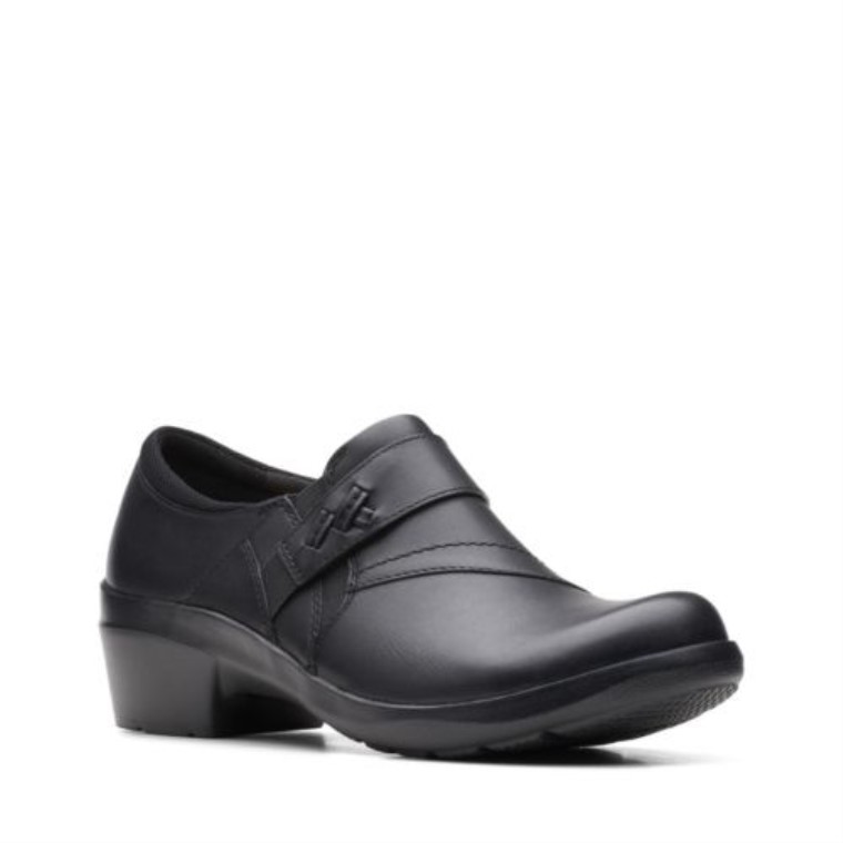 Angie Cuero Negro Perla Clarks