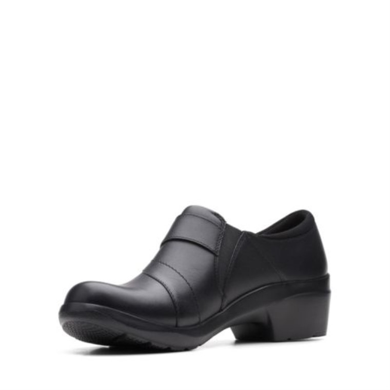 Angie Cuero Negro Perla Clarks