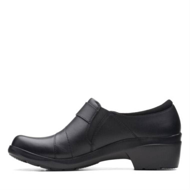 Angie Cuero Negro Perla Clarks