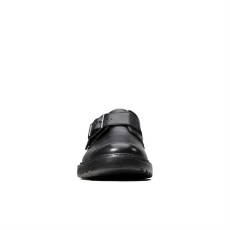 Asher Civic Jnr F Ajuste Clarks Cuero Negro