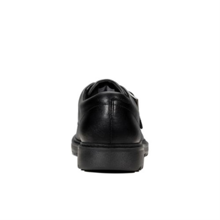 Asher Civic Jnr F Ajuste Clarks Cuero Negro