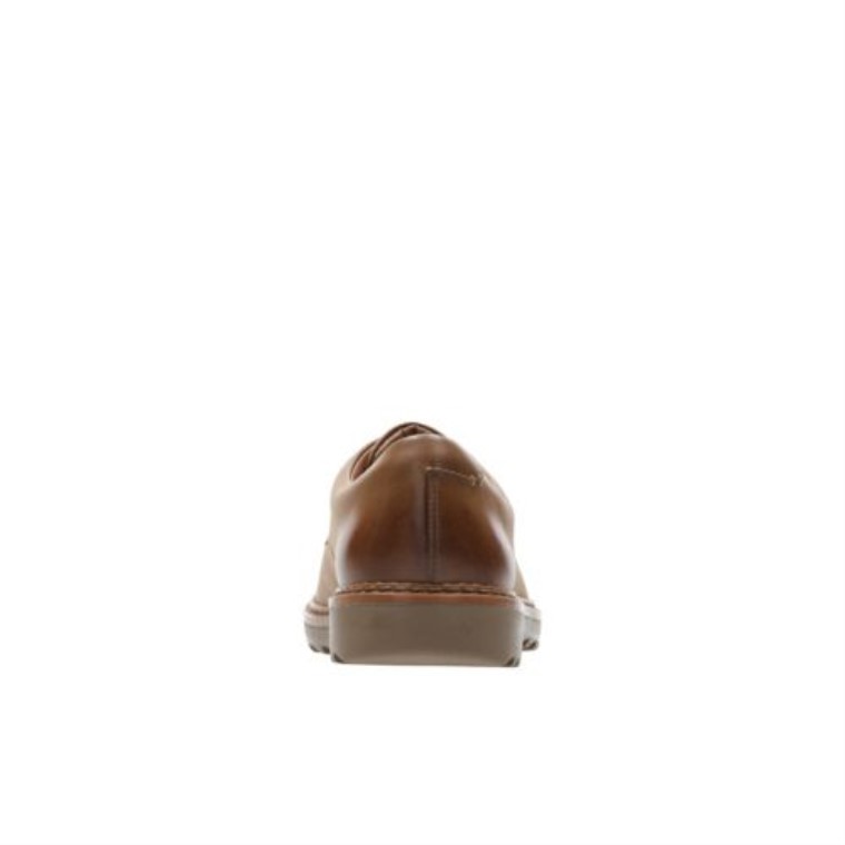 Asher Grove Jnr F Fit Bronceado Cuero Clarks