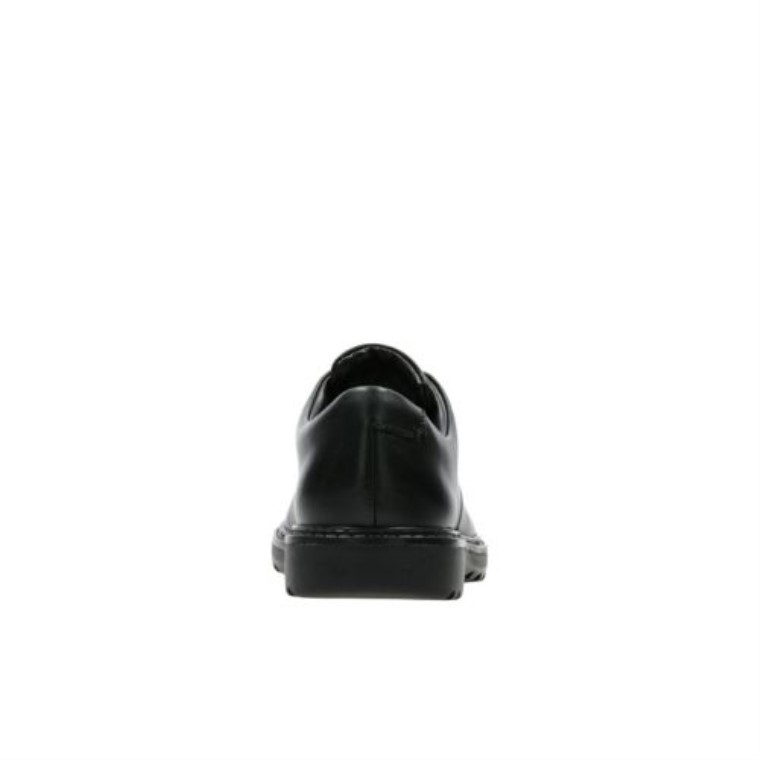 Asher Grove Jnr G Fit Clarks Cuero Negro