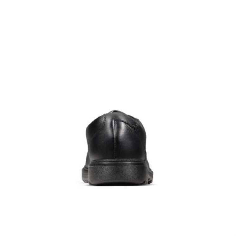 Asher Jazz Jnr F Fit Clarks Cuero Negro