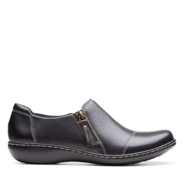 Ashland Palma Clarks Cuero Negro
