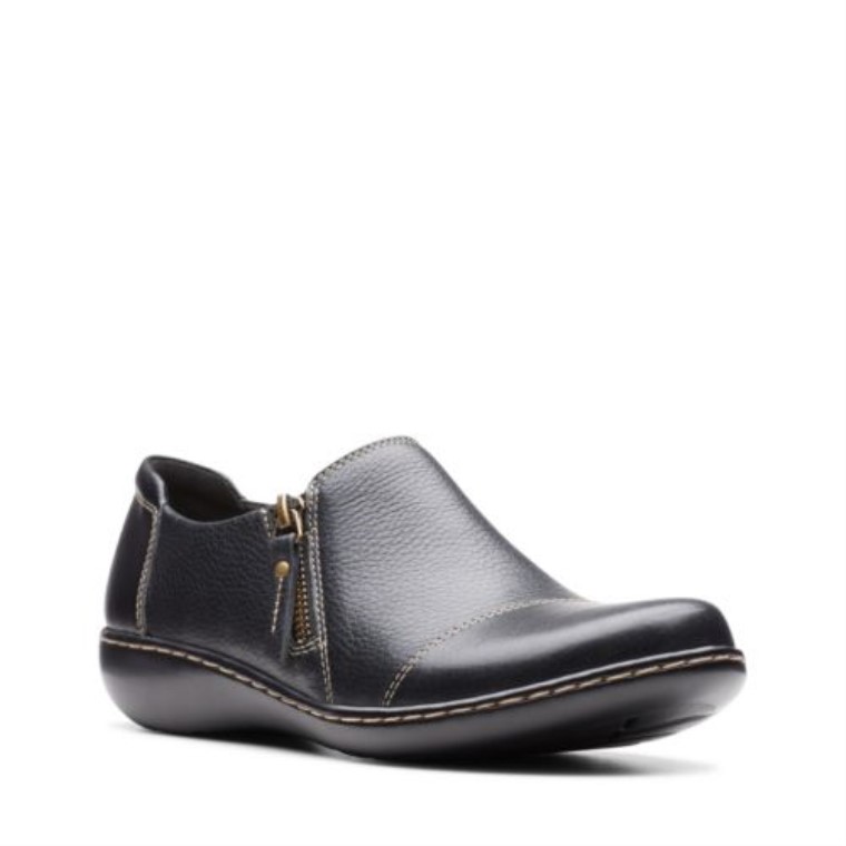 Ashland Palma Clarks Cuero Negro