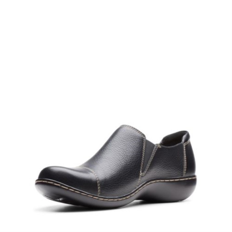 Ashland Palma Clarks Cuero Negro