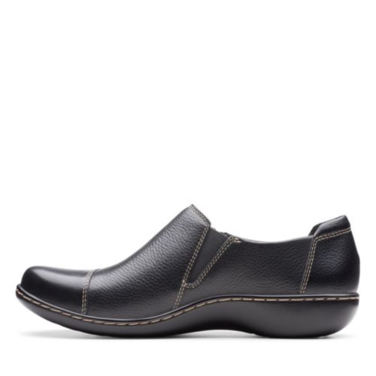 Ashland Palma Clarks Cuero Negro