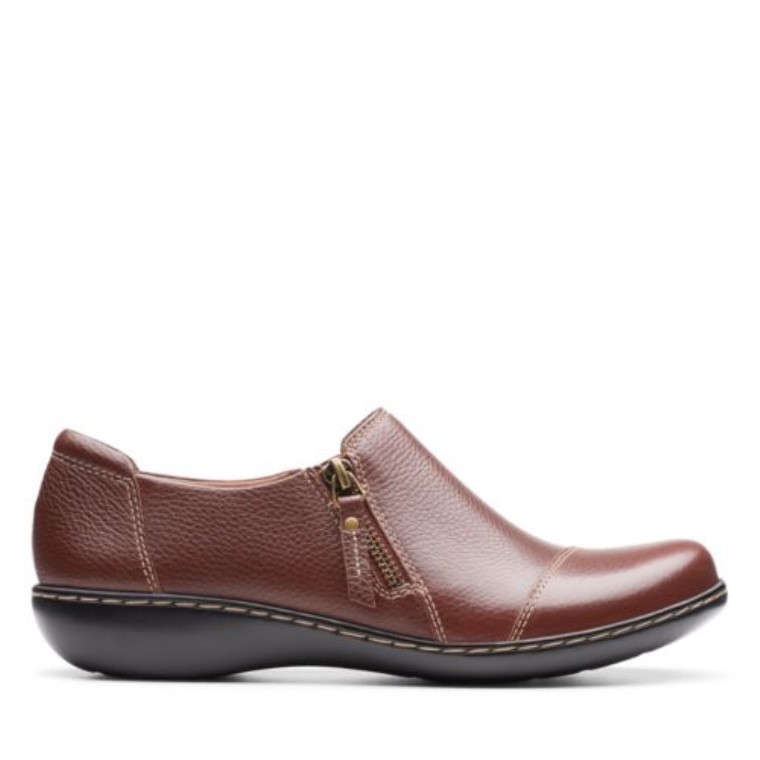 Ashland Palma Clarks Caoba Ny Cuero