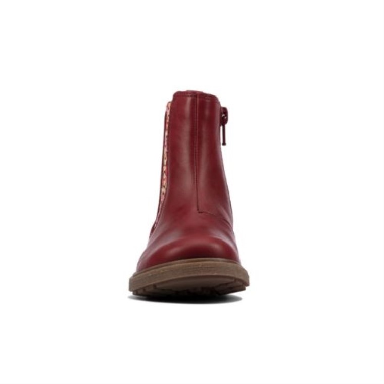 Astrol Orinf F Fit Clarks Cereza Cuero