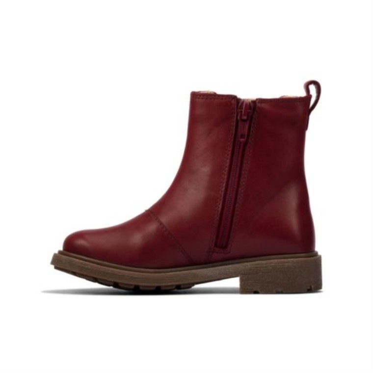 Astrol Orinf F Fit Clarks Cereza Cuero