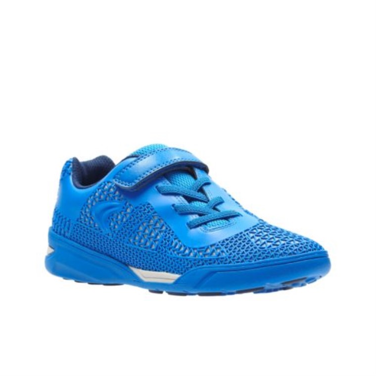 Premium Blaze Jnr G Ajuste Clarks Azul