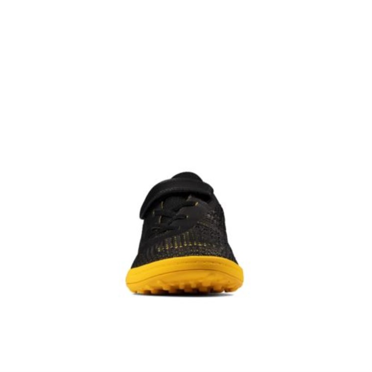 Premio Swift Jnr F Fit Clarks Negro/amarillo Bajo