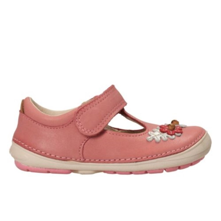 Bebé Rosa Clarks Florecer Suavemente Fst F Ajuste