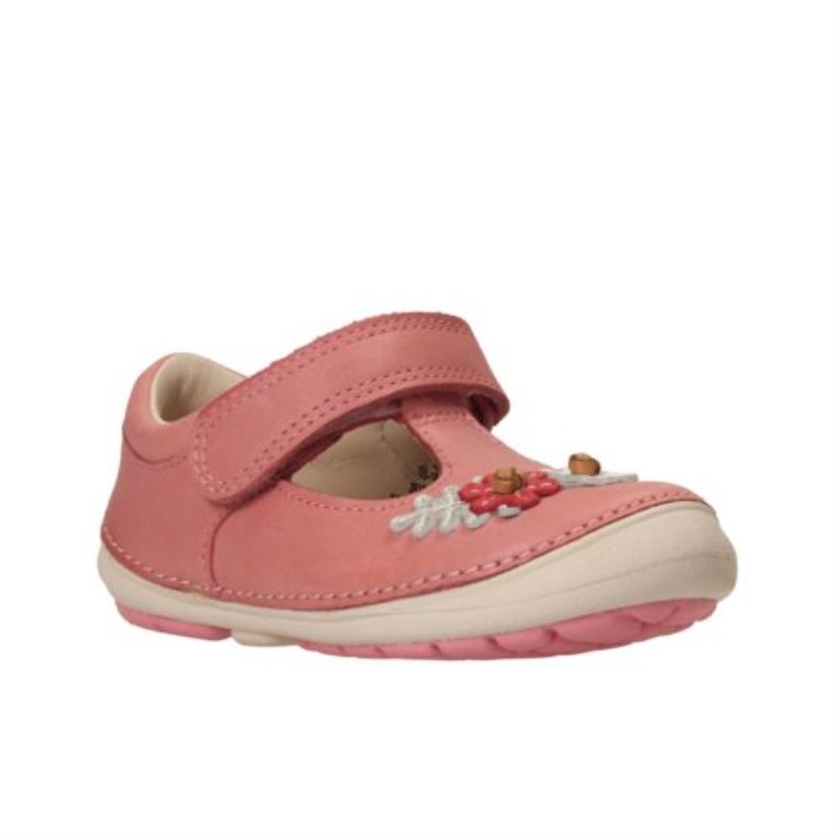 Bebé Rosa Clarks Florecer Suavemente Fst F Ajuste