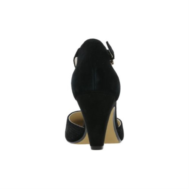 Negro Clarks Falconet Un Ajuste Ancho