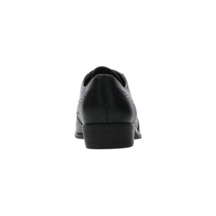 Negro Clarks Falconet Un Ajuste Ancho
