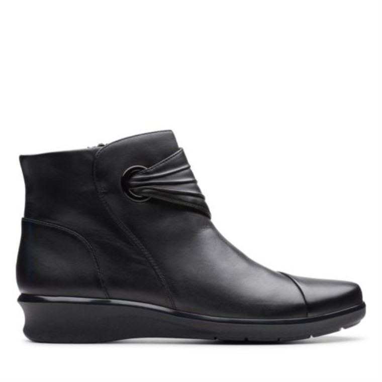 Black Clarks Espera Girar