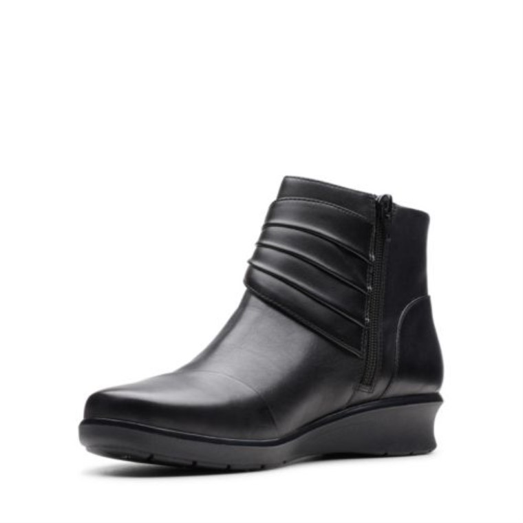 Black Clarks Espera Girar