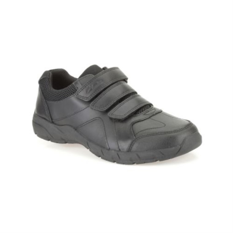 Cuero Negro Air Learn Jnr G Fit Clarks