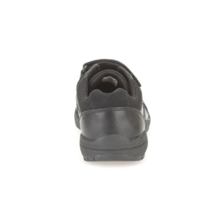 Cuero Negro Air Learn Jnr G Fit Clarks
