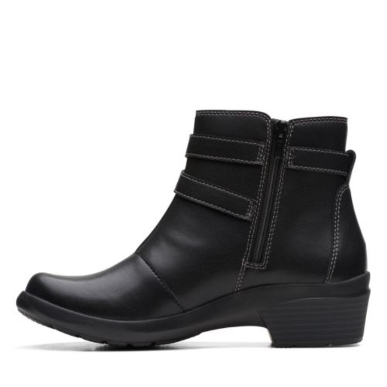 Cuero Negro Angie Especias Clarks