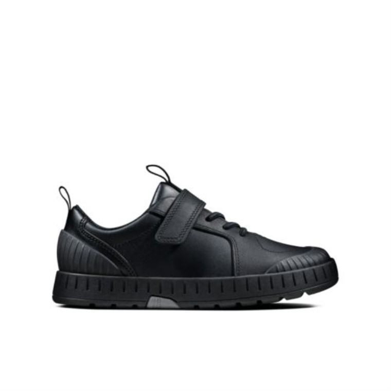 Cuero Negro Apollo Step Inf G Fit Clarks