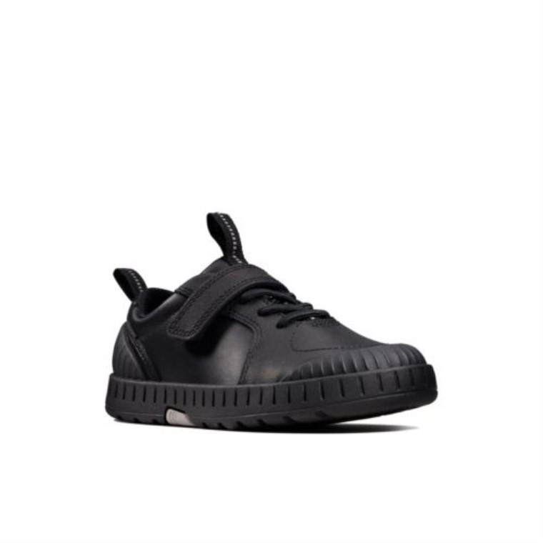 Cuero Negro Apollo Step Inf G Fit Clarks
