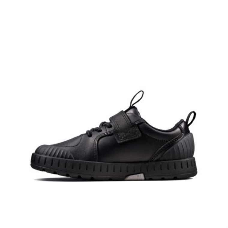 Cuero Negro Apollo Step Inf G Fit Clarks