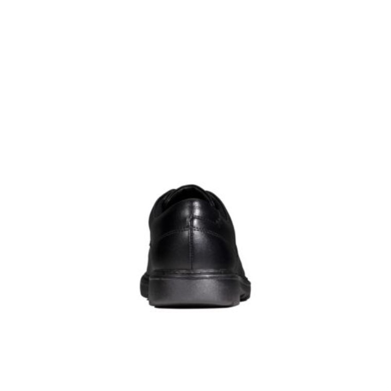 Cuero Negro Asher Se Eleva Jnr F Ajuste Clarks