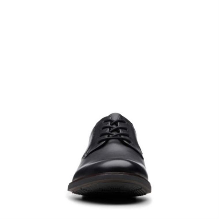 Cuero Negro Becken Encaje Clarks
