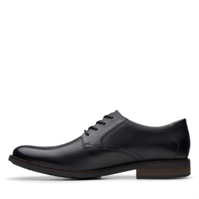 Cuero Negro Becken Encaje Clarks