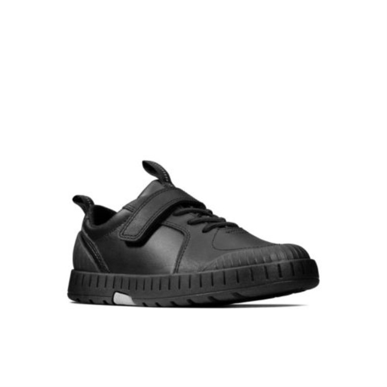Cuero Negro Clarks Apollo Step Inf F Fit