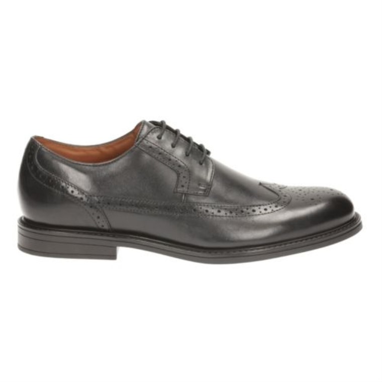Límite De Cuero Negro Clarks Beckfield