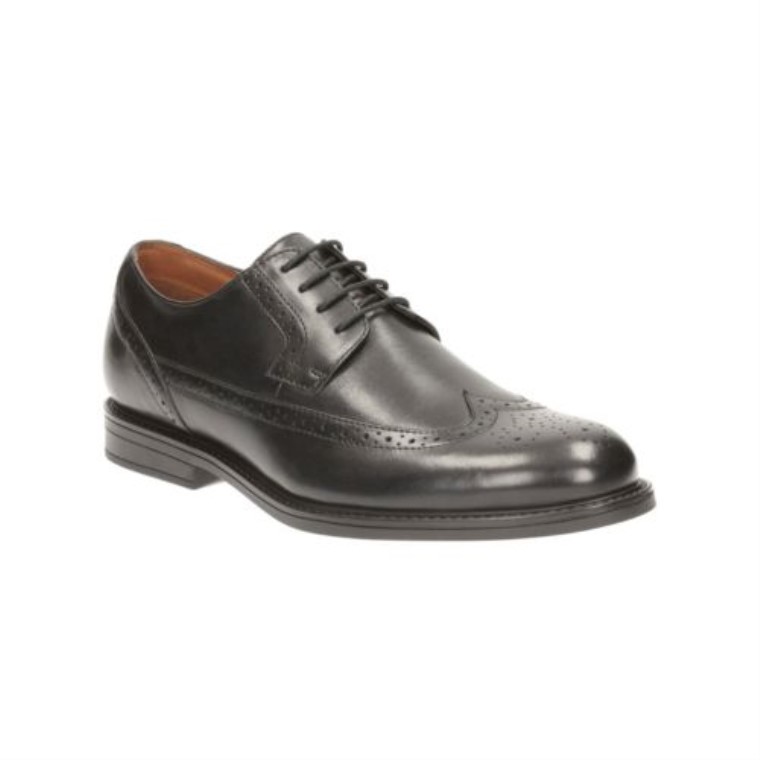 Límite De Cuero Negro Clarks Beckfield