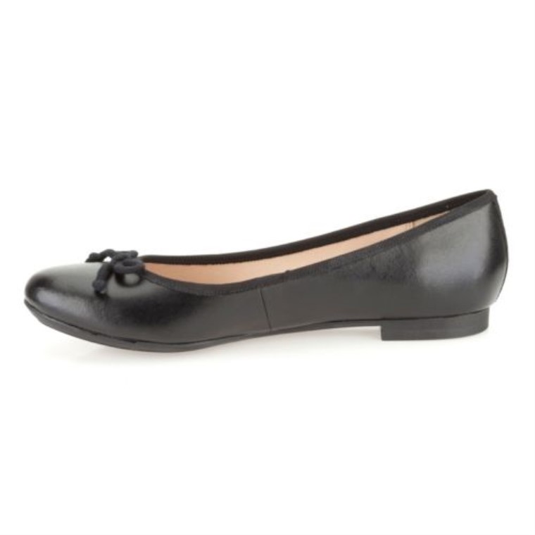 Paseo En Clarks Carrusel En Cuero Negro