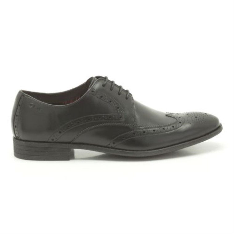 Límite De Tabla De Clarks De Cuero Negro