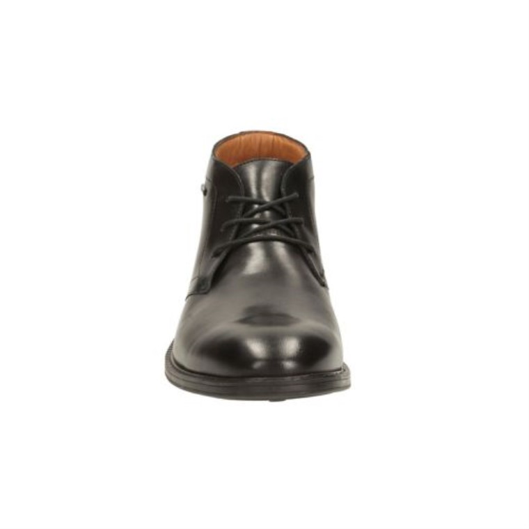 Cuero Negro Clarks Chilver Hola Gtx