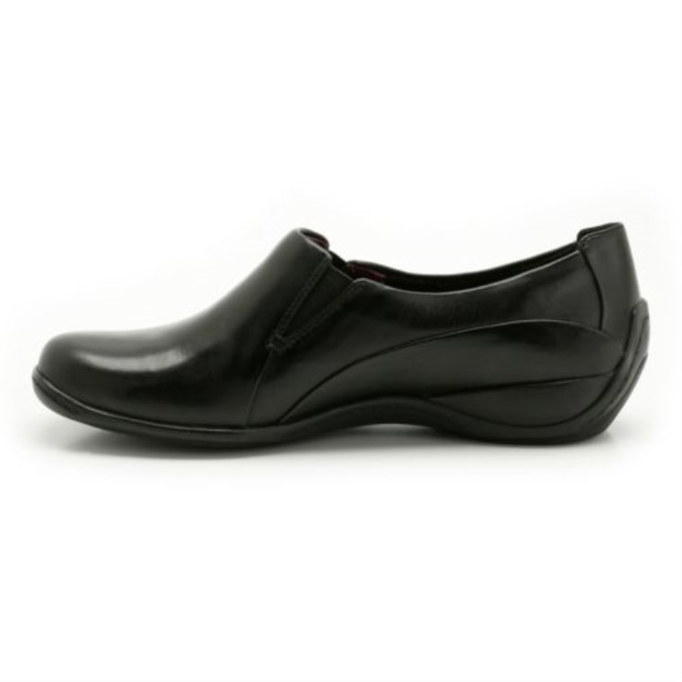 Pastel De Café Clarks De Cuero Negro