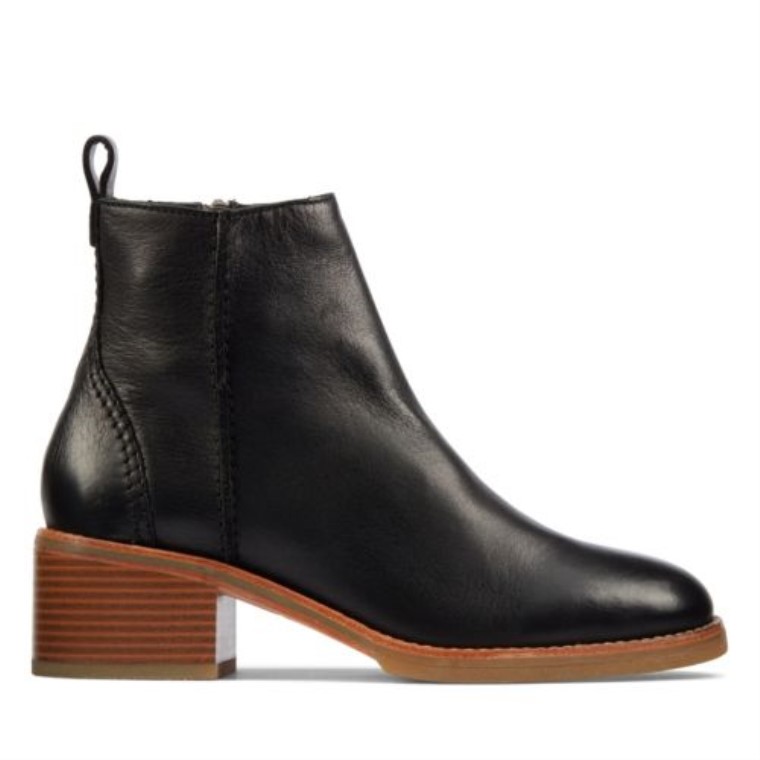 Perchero De Colonia Clarks De Cuero Negro