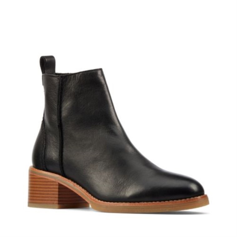 Perchero De Colonia Clarks De Cuero Negro
