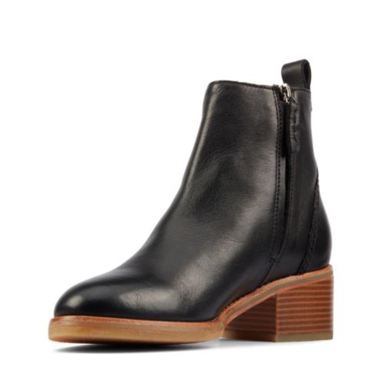 Perchero De Colonia Clarks De Cuero Negro