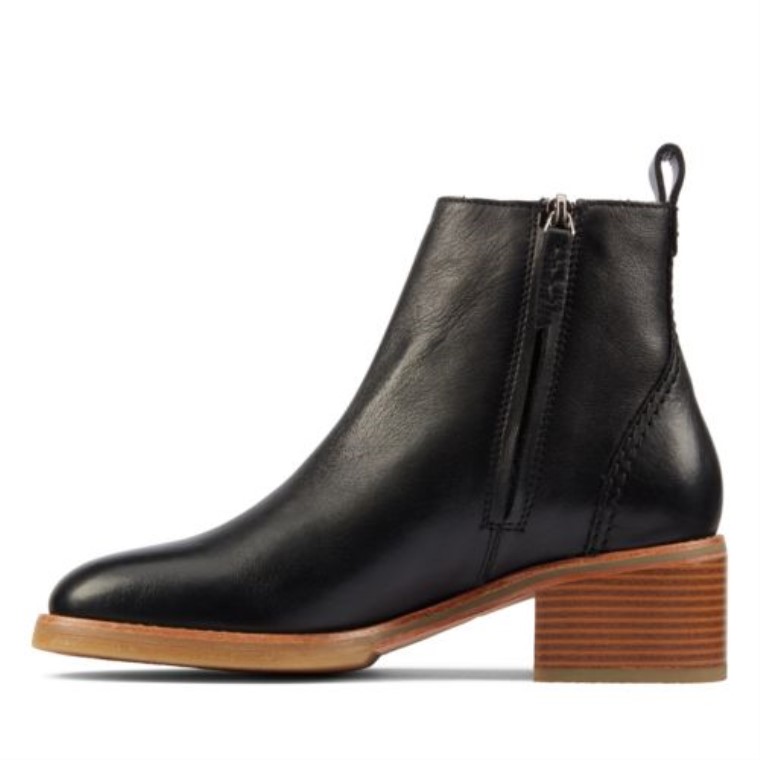 Perchero De Colonia Clarks De Cuero Negro