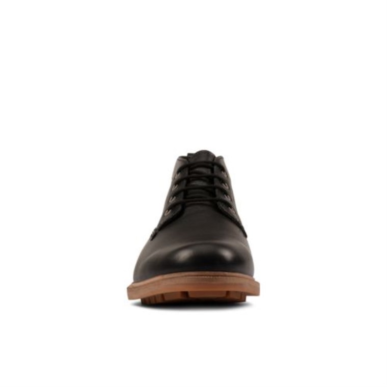 Cuero Negro Clarks Foxwell Mid