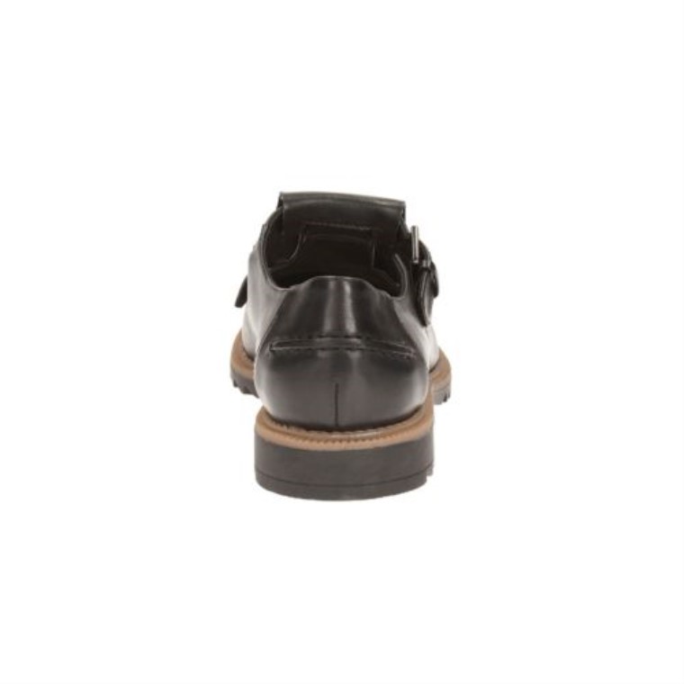 Cuero Negro Clarks Griff Mia